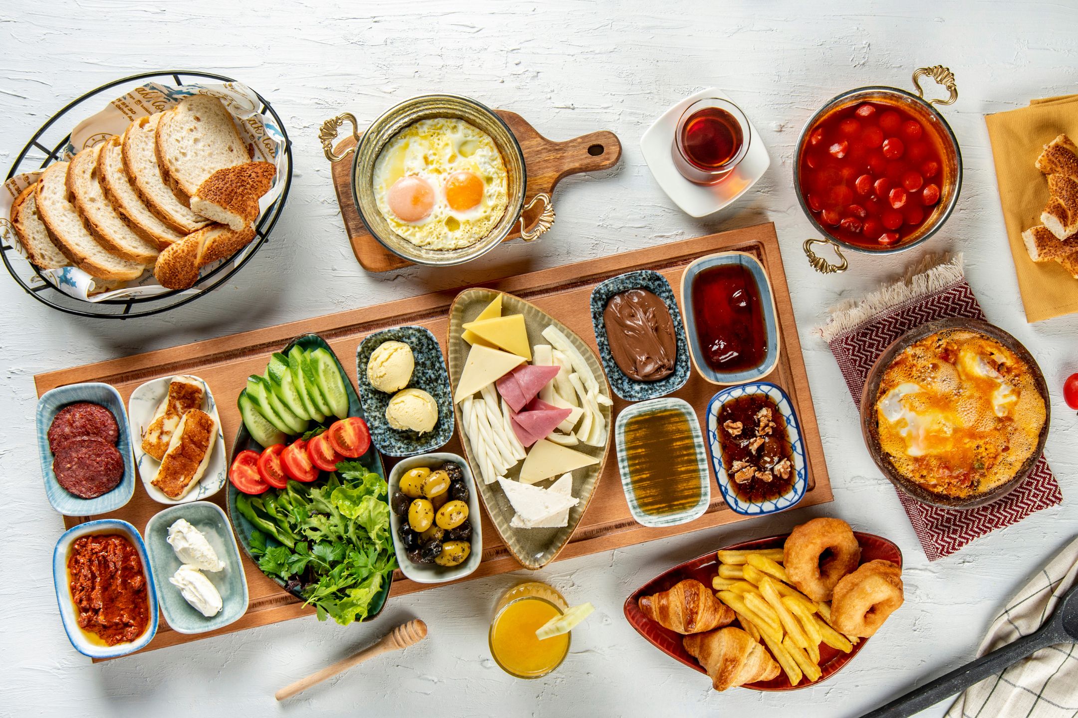 best restaurant in kalba - turkish breakfast