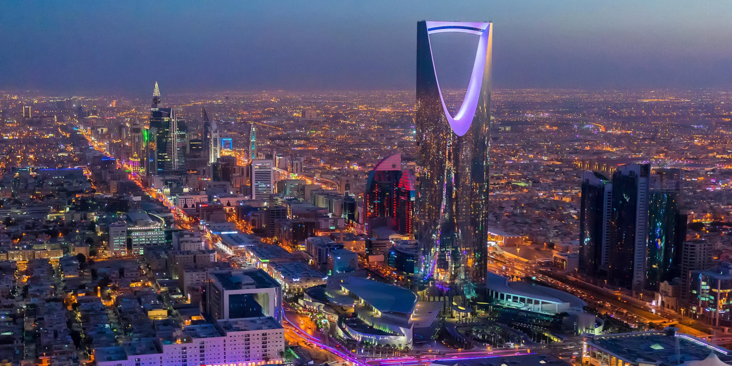 sky view of riyadh